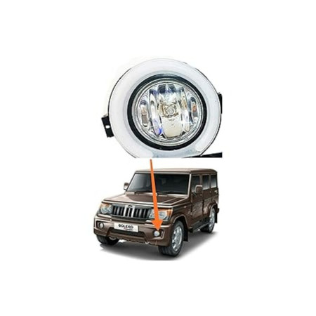 Blackcat Bolero Fog lamp with DRL (Set of 2) With Wiring Harness And Switch